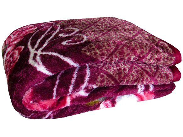 Cobertor Casal Jolitex Microfibra 100% Poliéster - Dyuri Columbia Vinho