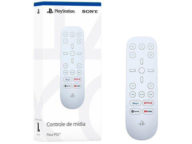 Controle Remoto para PS5 Sony Controle de Mídia -