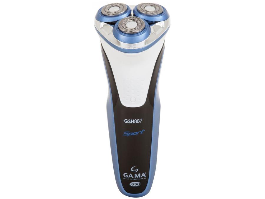 Barbeador Elétrico Gama Italy GSH887 Sport W&D - Seco e Molhado 1 Velocidade com Trimmer