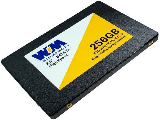 SSD 256GB WIN MEMORY SATA 2,5" Leitura 560MB/s - Gravação 540MB/s SWR256G