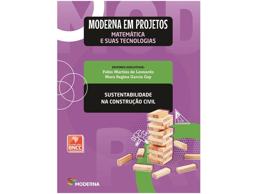 Livro Moderna em Projetos Sustentabilidade - Matemática Ensino Médio Obra Coletiva