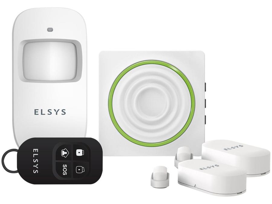 Kit Alarme Residencial Elsys KW1080 3 Sensores - Wi-Fi