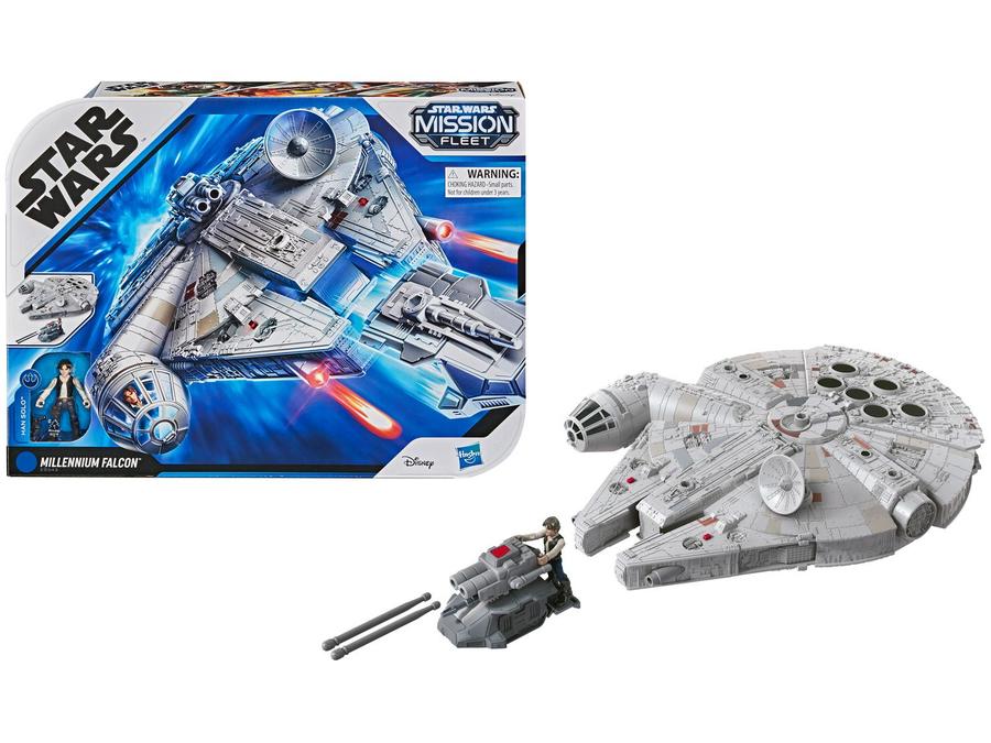 Nave Star Wars Star Wars Mission Fleet - Millenium Falcon Hasbro com Acessórios