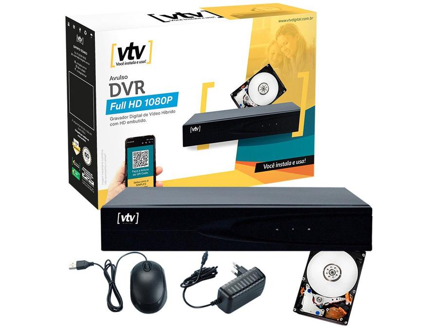 Gravador de Vídeo DVR VTV Digital VTV-011 - 4 Canais HDMI 500GB