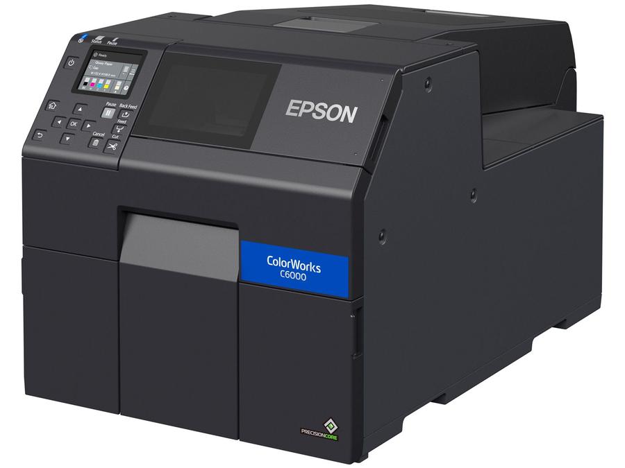 Impressora de Etiquetas Colorida Jato de Tinta - Epson ColorWorks CW-C6000AU