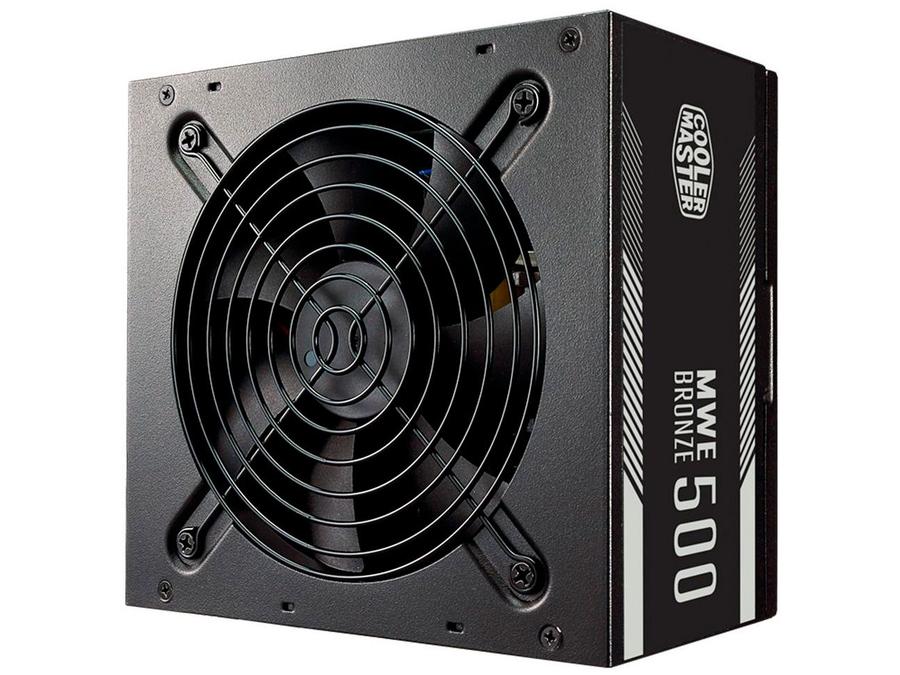 Fonte para PC 500W ATX Cooler Master - MWE 500 Bronze V2 com Cabo
