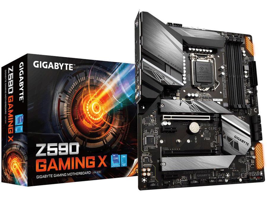 Placa Mãe Gigabyte Z590 Gaming X Intel - LGA 1200 DDR4 ATX