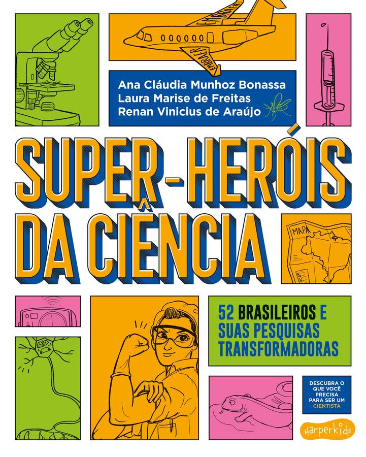 Livro - Super-Heróis da Ciência -
