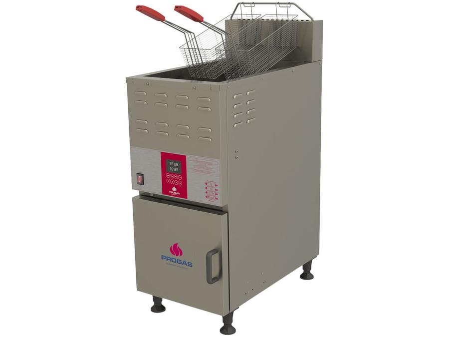 Fritadeira Industrial Elétrica Progás PFAP-45L - Água e Óleo 1 Cuba 2 Cestos