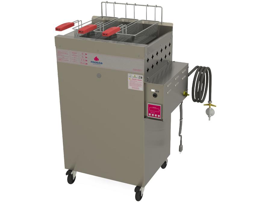 Fritadeira Industrial Elétrica Progás - Fry Fritter Style PR-2000BPAT 20L Água e Óleo