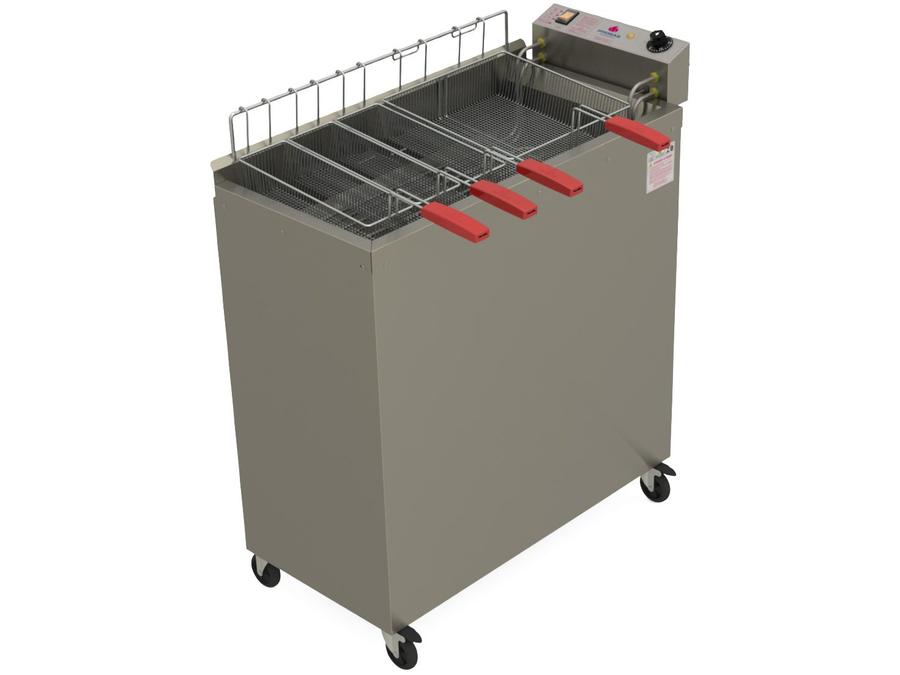 Fritadeira Industrial Elétrica Progás Fry Fritter - PR-3008E ST Água e Óleo 1 Cuba 3 Cestos