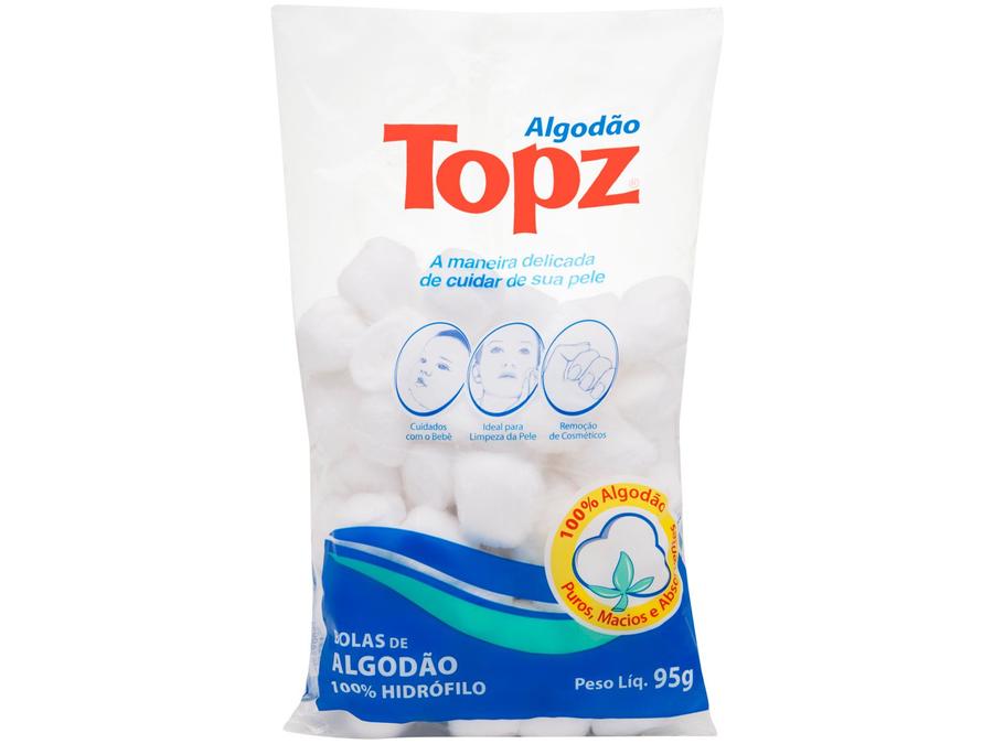 Algodão Hidrófilo Bola Topz 95g -