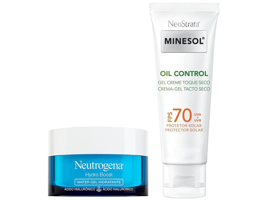 Protetor Solar Facial NeoStrata FPS 70 Oil Control - 40g + Creme Hidratante Facial Neutrogena 50g