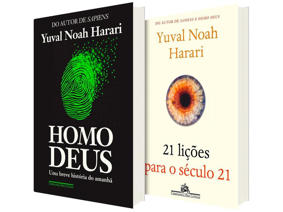 Kit Livros Yuval Noah Harari - Homo Deus + 21 Lições para o Século 21