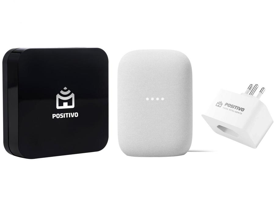 Nest Audio Smart Speaker + Adaptador de Tomada - Inteligente + Controle Inteligente Universal Wi-Fi