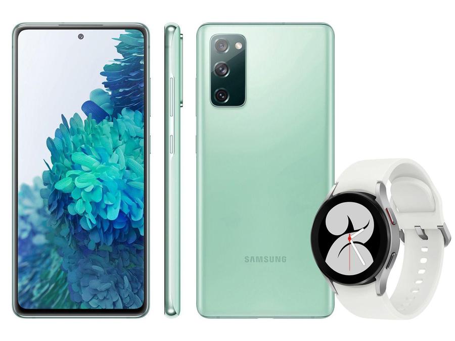 Smartphone Samsung Galaxy S20 FE 128GB - 6GB RAM + Smartwatch Samsung Galaxy Watch4 BT 40mm