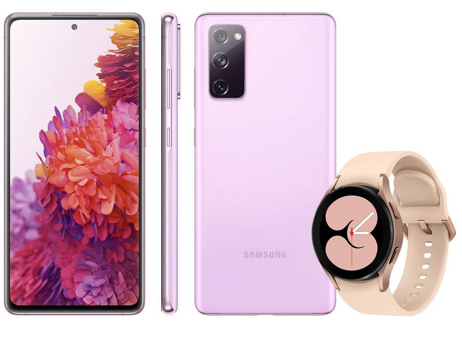 Smartphone Samsung Galaxy S20 FE 256GB - 8GB RAM + Smartwatch Galaxy Watch4 BT 40mm