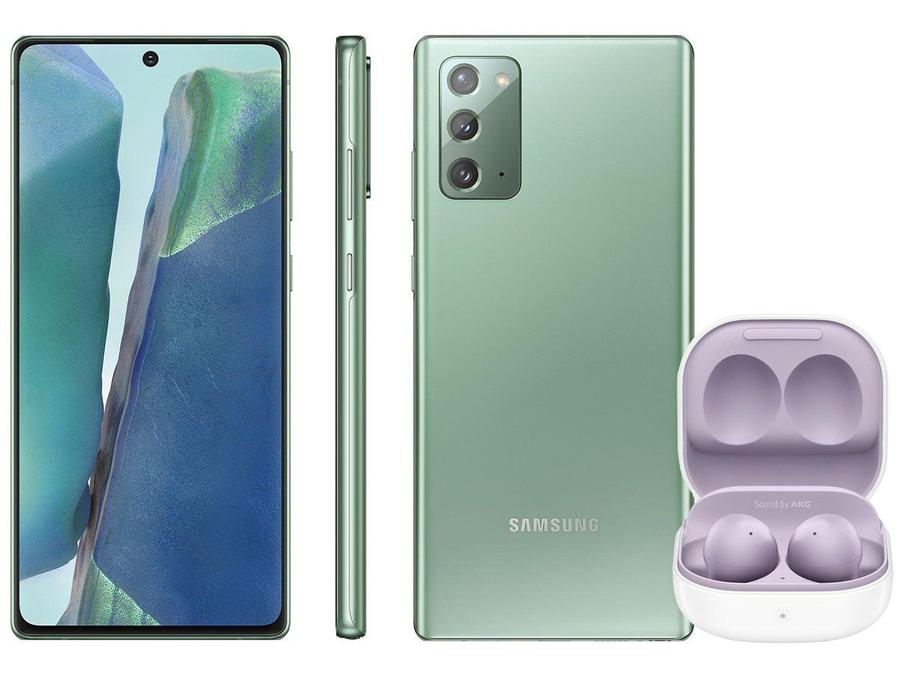 Smartphone Samsung Galaxy Note 20 256GB - 8GB RAM + Fone de Ouvido Bluetooth Galaxy Buds2