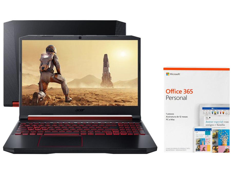 Notebook Gamer Acer Nitro 5 Intel Core i5 8GB 1TB - 128GB SSD + Pacote Office 365 Personal Digital
