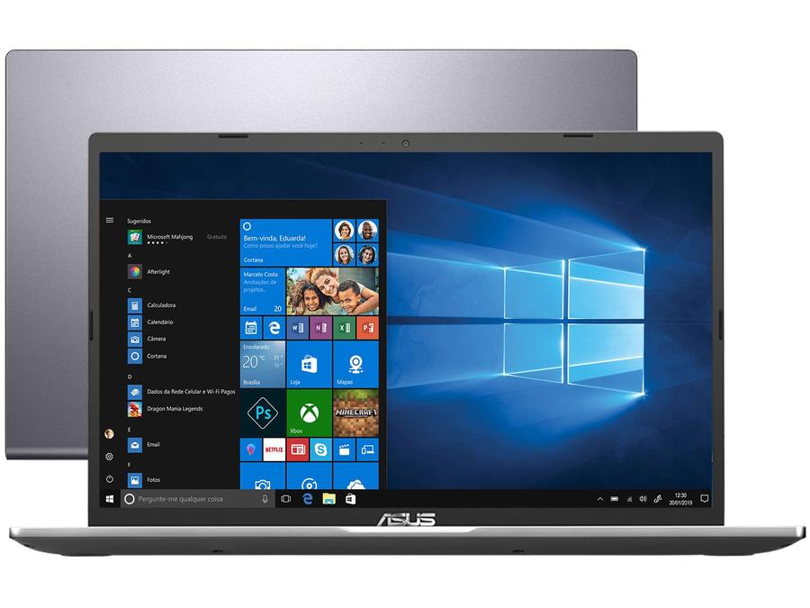 Notebook Asus X515JF-EJ153T Intel Core i5 8GB 256G - SSD 15,6" Full HD Placa de Vídeo 2GB Windows 10
