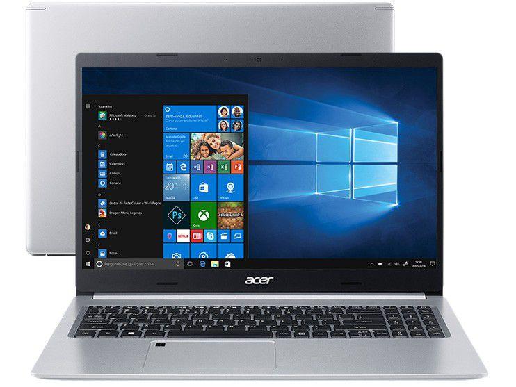 Notebook Acer Aspire 5 A515-54G-53XP Intel Core i5 - 8GB 256GB SSD 15,6" Full HD LED Placa de Vídeo 2GB