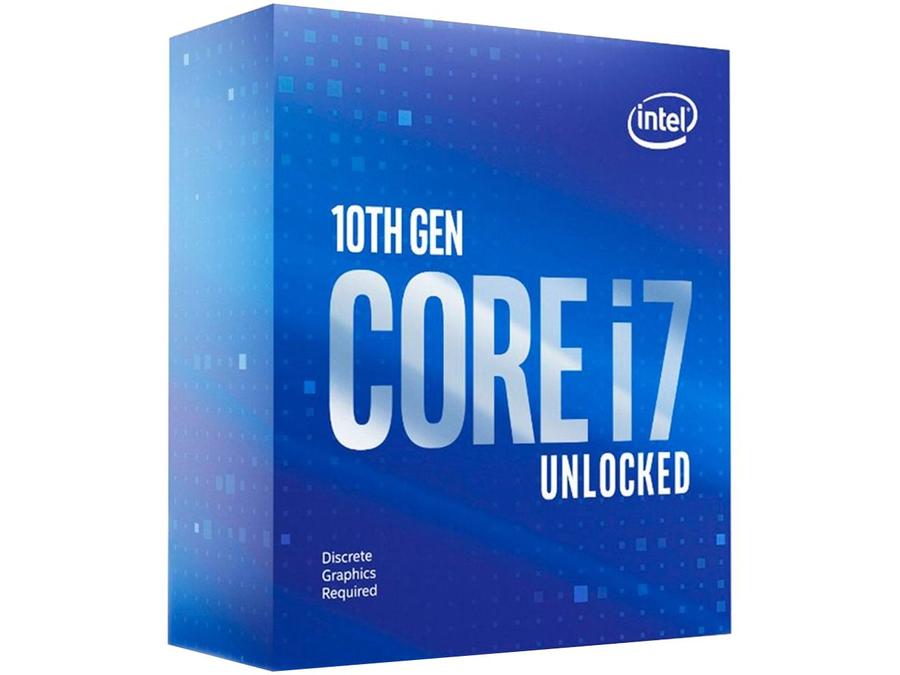 Processador Intel Core i7 10700KF 3.80GHz - 5.10GHz Turbo 16MB