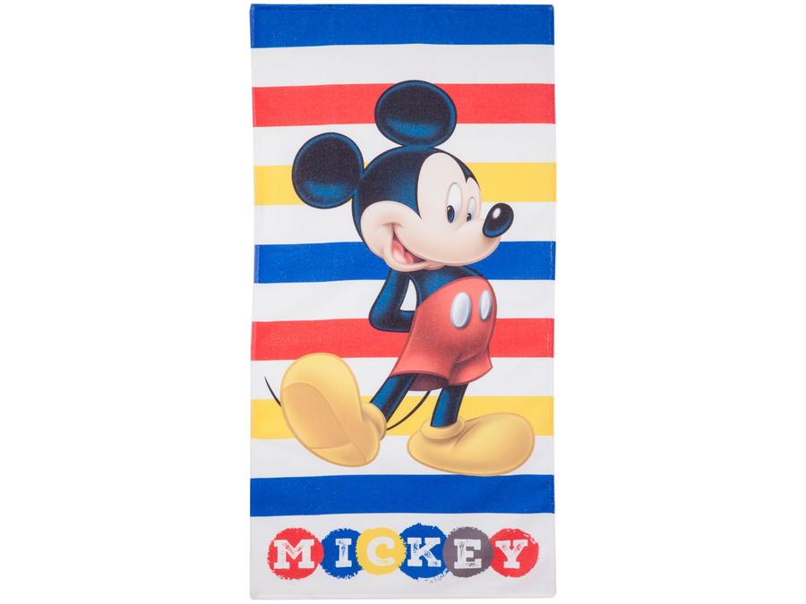 Toalha de Banho Infantil Lepper Algodão - Aveludada Mickey