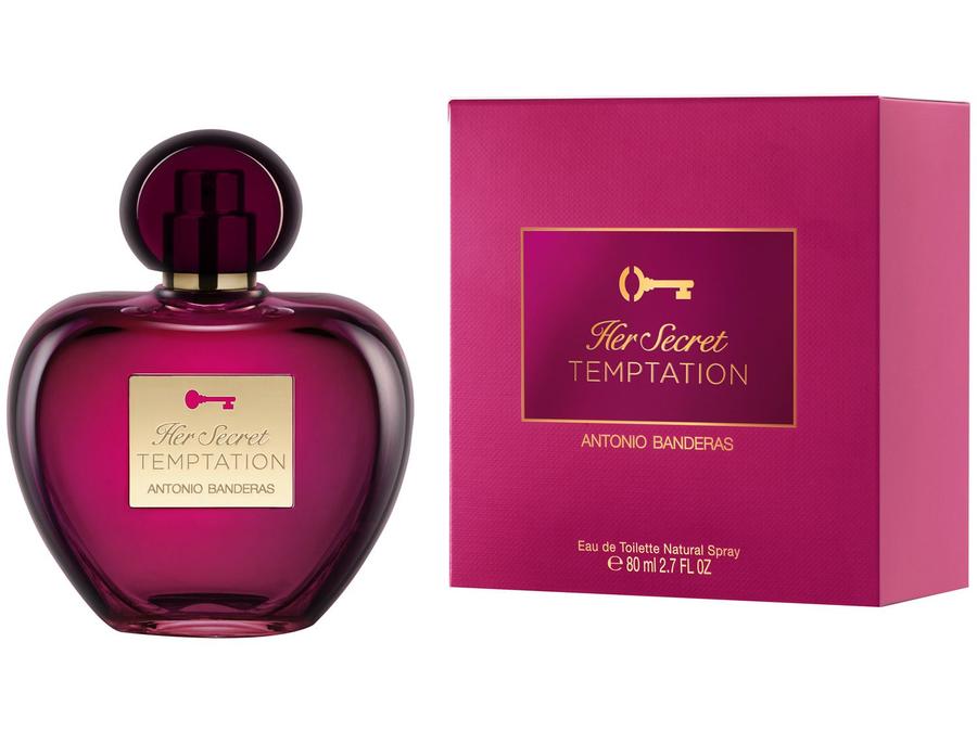 Perfume Antonio Banderas Her Secret Temptation - Feminino Eau de Toilette 80ml