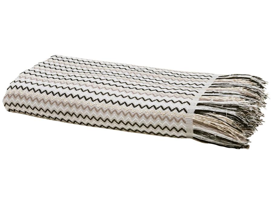 Manta 140x140cm Lartex Jacquard Hog - Cinza