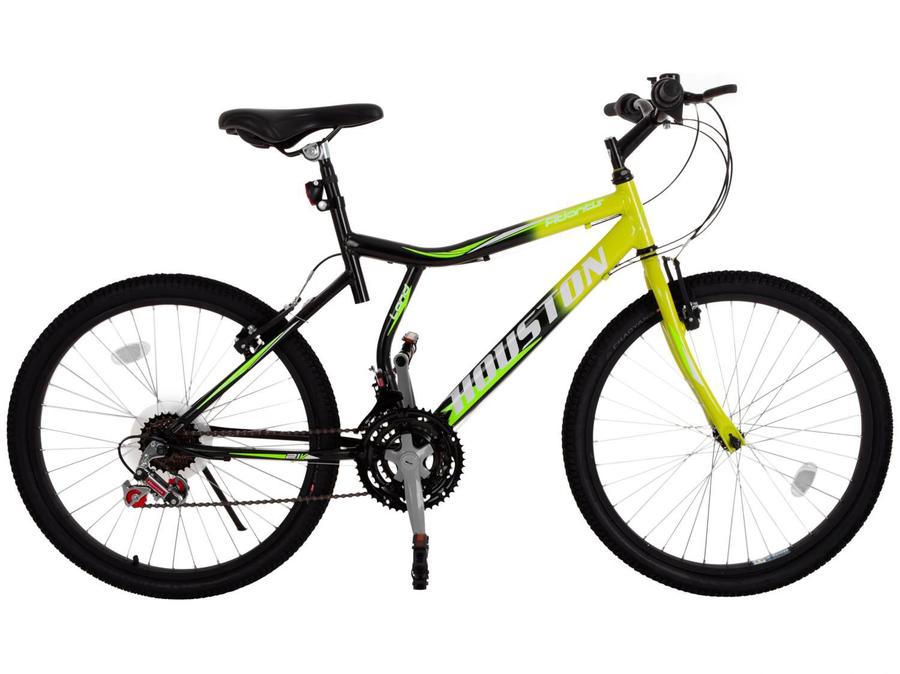 Bicicleta Aro 24 Houston Atlantis Land Aço - Freio V-Brake 21 Marchas