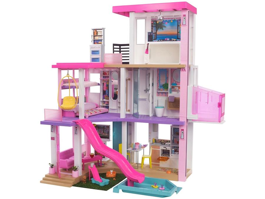 Casa da Barbie Mega Casa dos Sonhos - 109cm com Acessórios Mattel