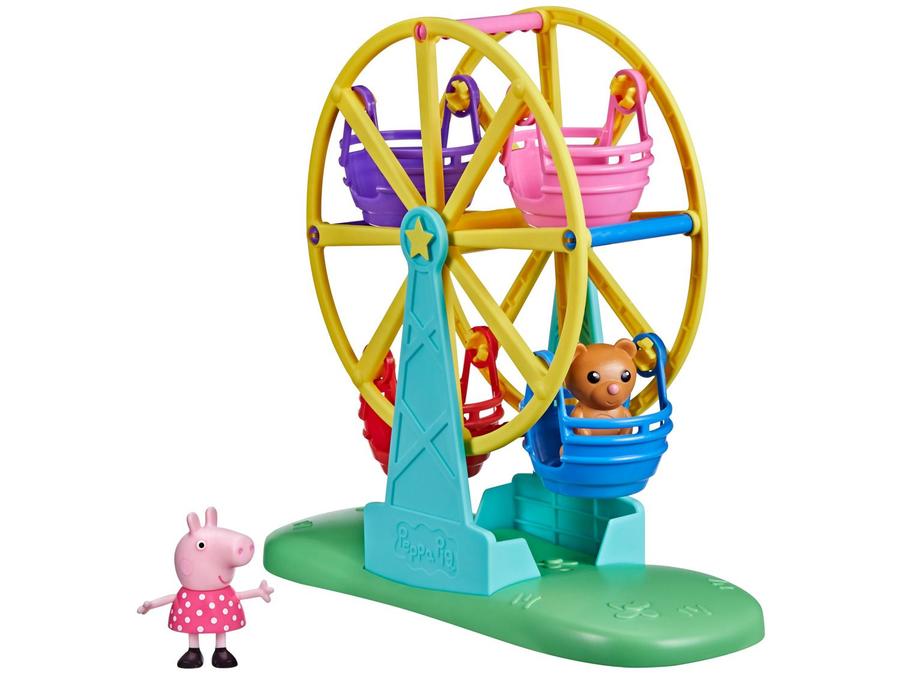 Playset Roda Gigante da Peppa Hasbro 3 Peças -