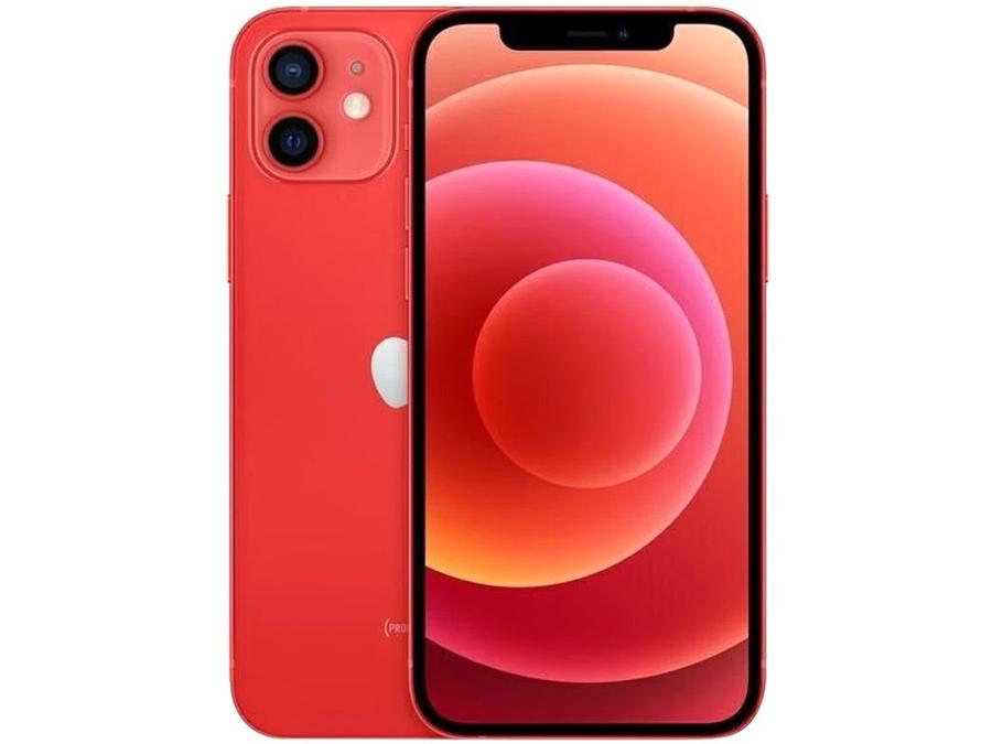 Celular iPhone 12 64GB - PRODUCT (RED) - Tela 6,1" - 12MP iOS