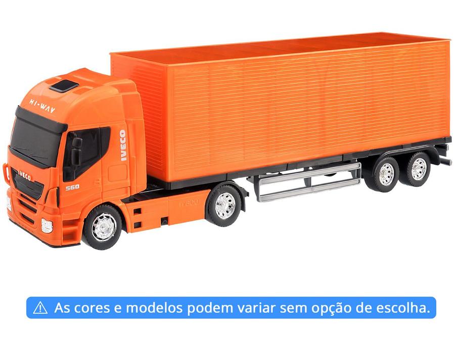 Caminhão de Brinquedo Transporte 339 Roda Livre - Iveco Hi-Way
