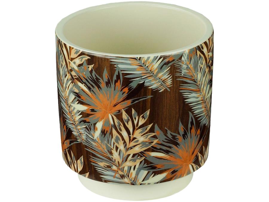 Vaso de Cerâmica Royal Tropical 13x12cm -