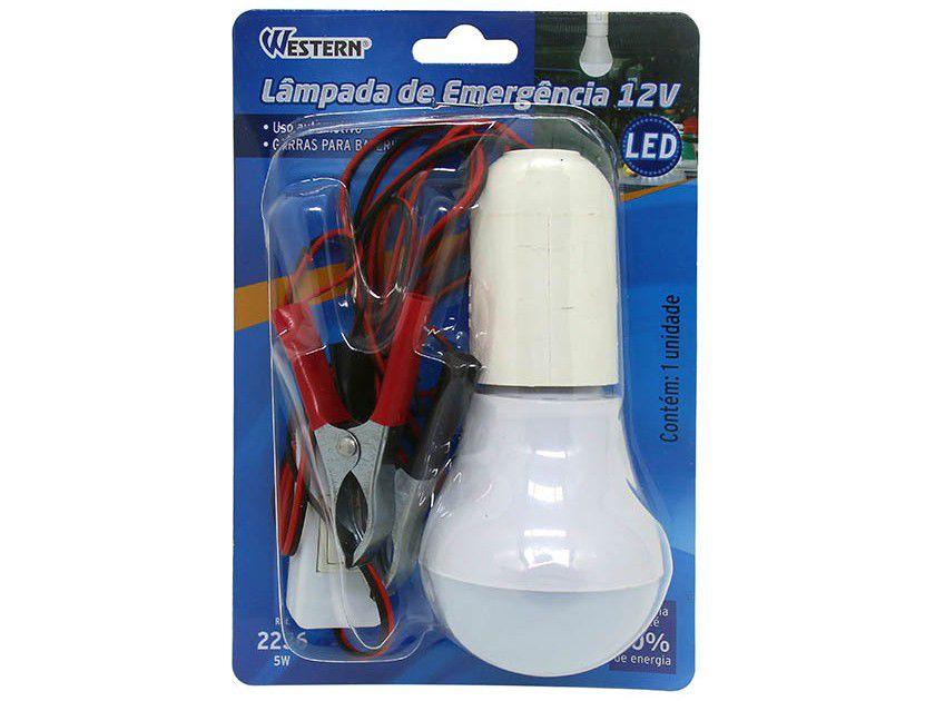 Lâmpada de Emergência Automotiva de LED 5W - 6500K Western 2236