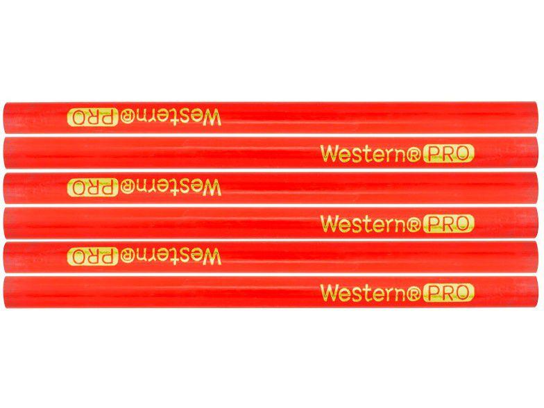 Lápis de Carpinteiro 17,5cm Western CP-26 - 12 Peças
