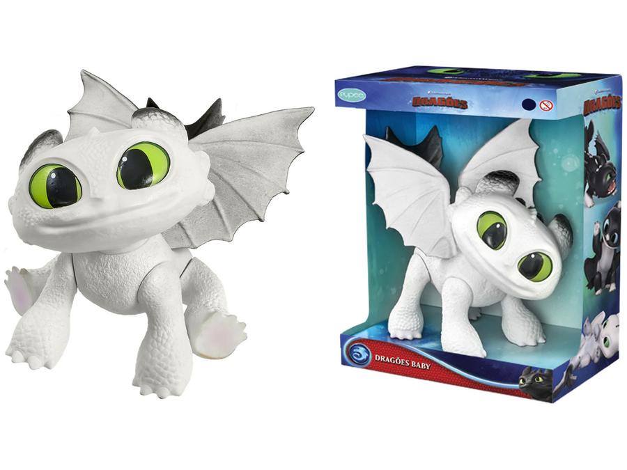 Boneco Baby Dragões DreamWorks Como Treinar - seu Dragão Dawn 20cm Pupee