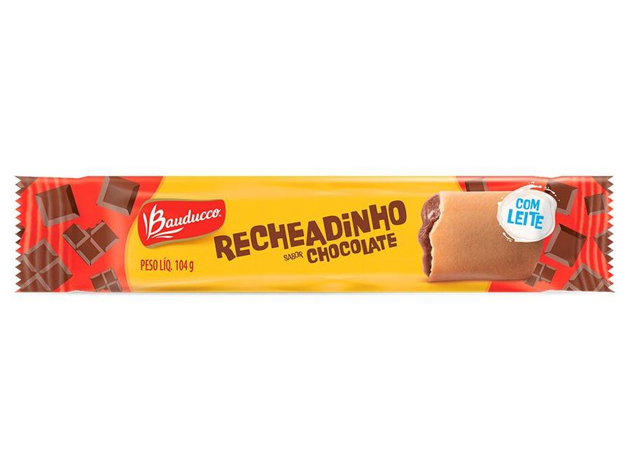 Biscoito Chocolate Recheadinho Bauducco 104g -