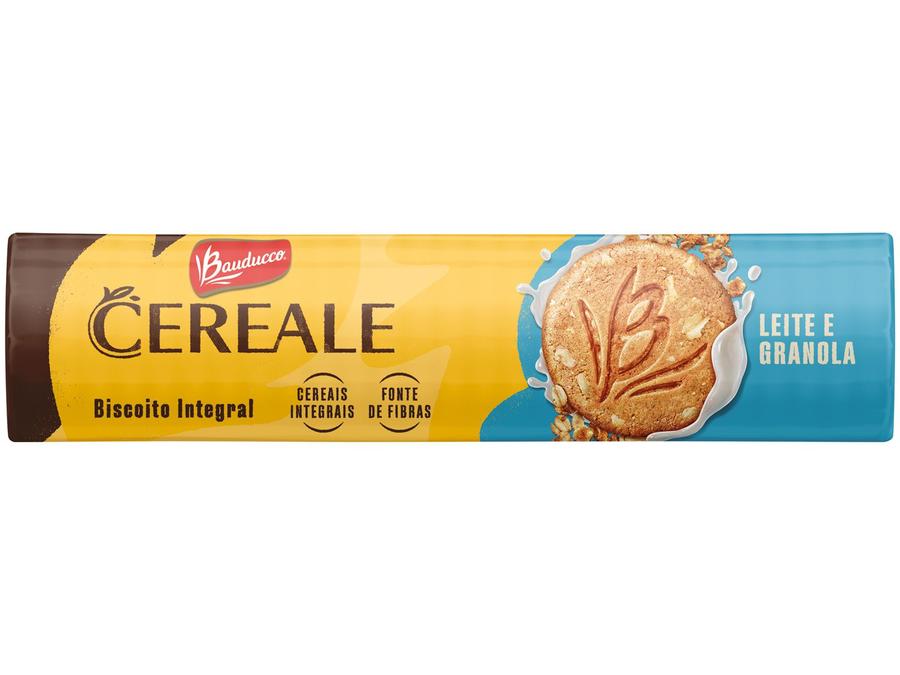 Biscoito Leite e Granola Integral Cereale - Bauducco 165g