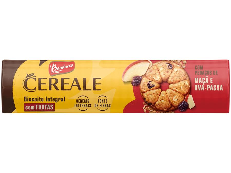 Biscoito Maçã e Uva-Passa Integral Cereale - Bauducco 141g