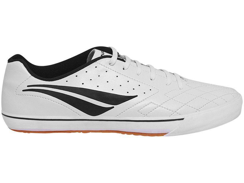 Chuteira Futsal Penalty ATF Américas IX - Branco e Preto