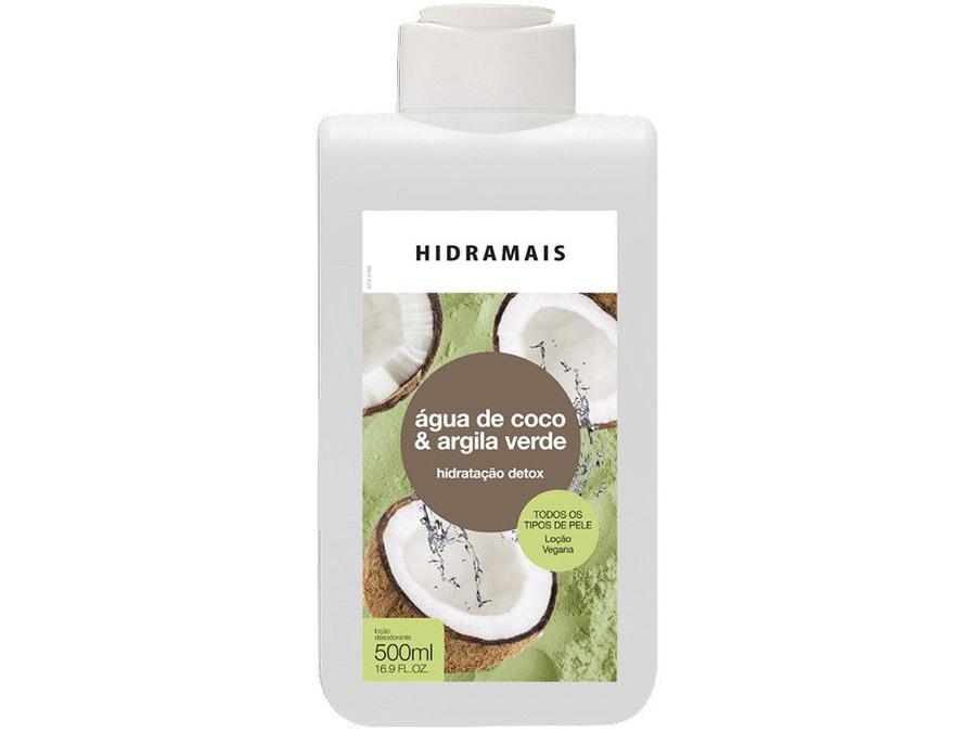 Loção Hidratante Corporal Hidramais Água de Coco - e Argila Verde 500ml