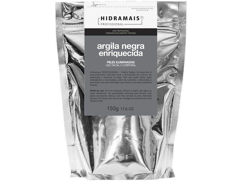Argila Negra Facial e Corporal Hidramais - Profissional Enriquecida 150g