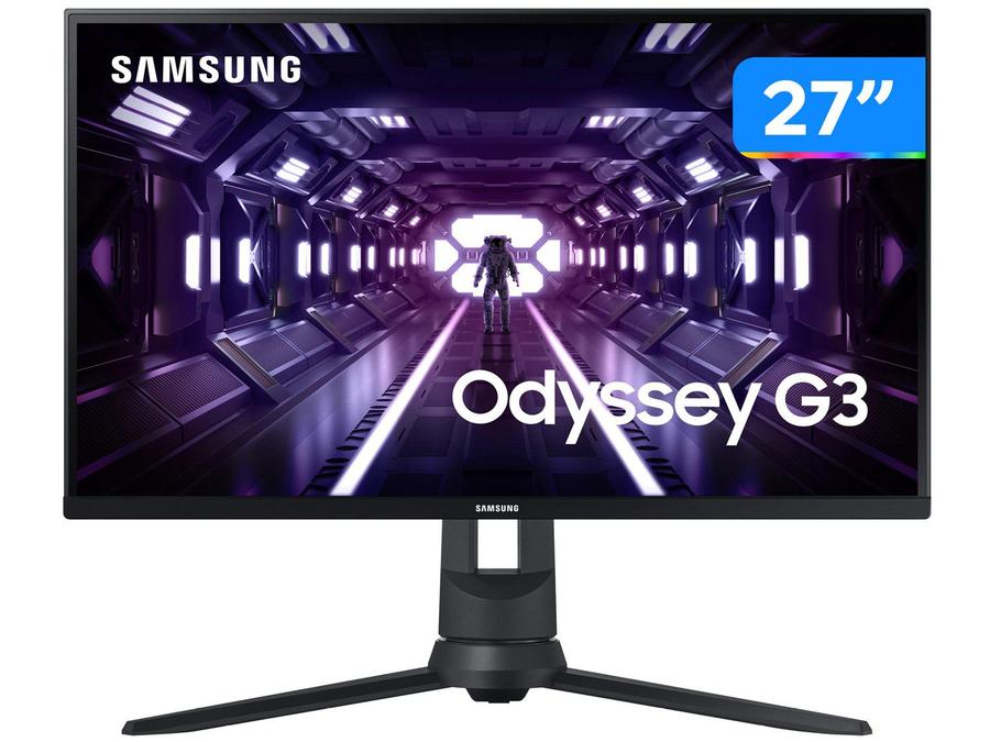 Monitor Gamer 144Hz Full HD 27" Samsung - Odyssey G3 LF27G35TFWLXZD HDMI DisplayPort