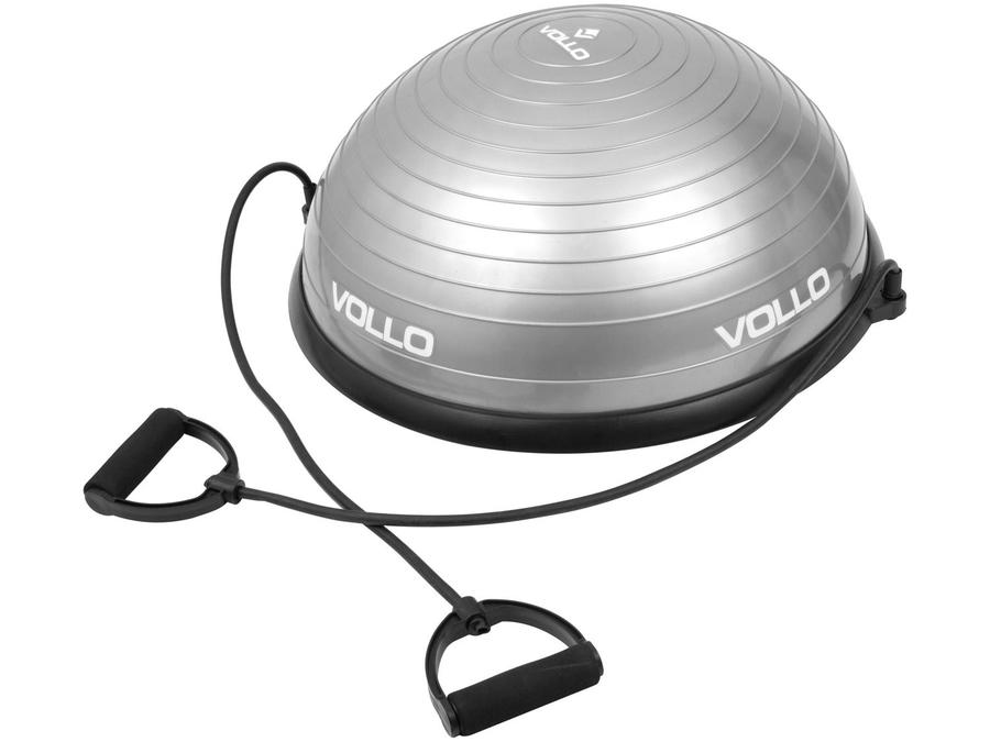 Bosu Vollo Sports Balance Dome Cinza com Alças -