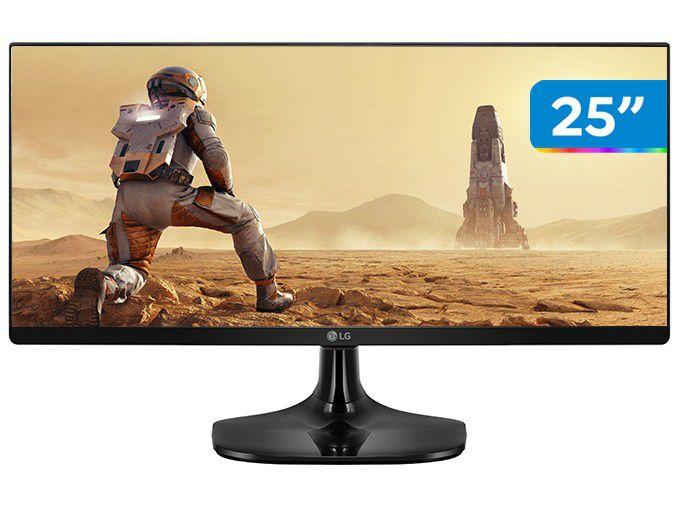 Monitor Gamer Ultrawide 75Hz Full HD 25" LG - 25UM58G-P IPS 2 HDMI 1ms