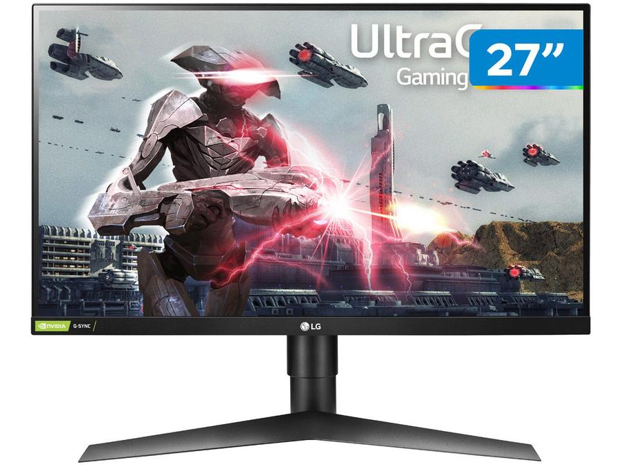 Monitor Gamer 144Hz Full HD 27" LG 27GL650F-B - IPS 2 HDMI 1 DisplayPort 1ms Freesync