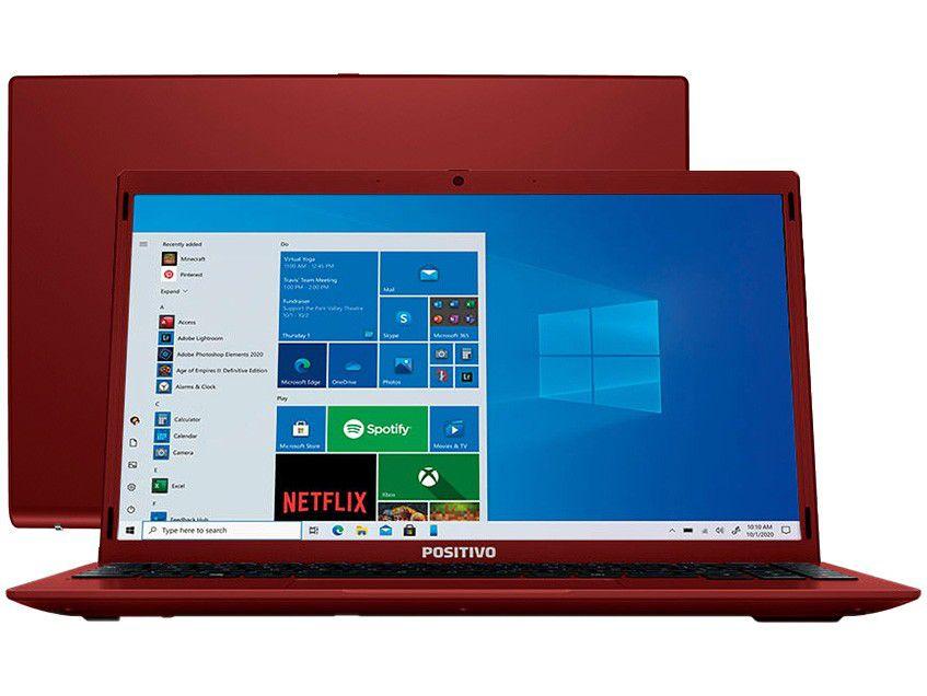 Notebook Positivo Motion Intel Atom - 4GB 128GB eMMC 14,1" LED Windows 10