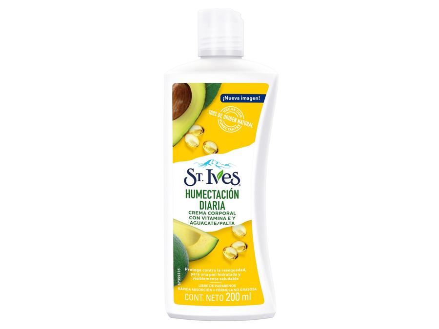 Loção Hidratante Corporal Corporal St Ives - Hydrating Vitamin and Avocado 200ml
